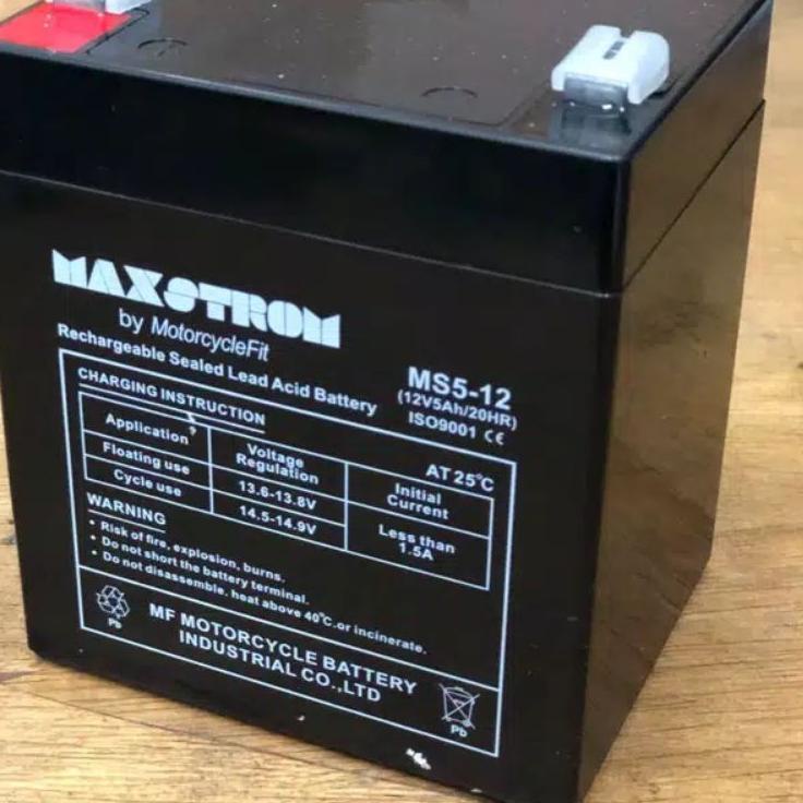 Jual aki kering 12v 5ah/ aki kering speaker salon 12v 5ah/ aki kering