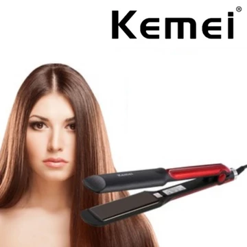 Catok Catokan Rambut Kemei 531 Ceramic Heating Plate Pelurus Pengeriting Elektrik Bahan Keramik