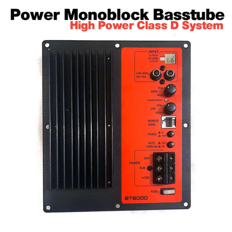Jual Power Monoblock Basstube Kelas D Monoblock Subwoofer Aktive 1000 ...