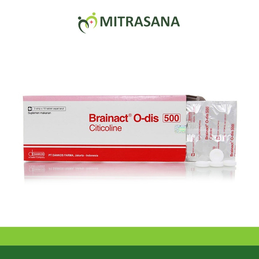 Jual Brainact 500 mg 1 Box isi 30 Tablet | Shopee Indonesia