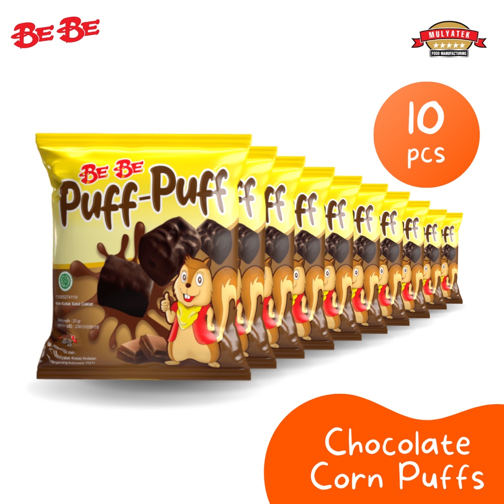 Jual BeBe Puff-Puff Snack Coklat Gurih - 10 pcs | Shopee Indonesia