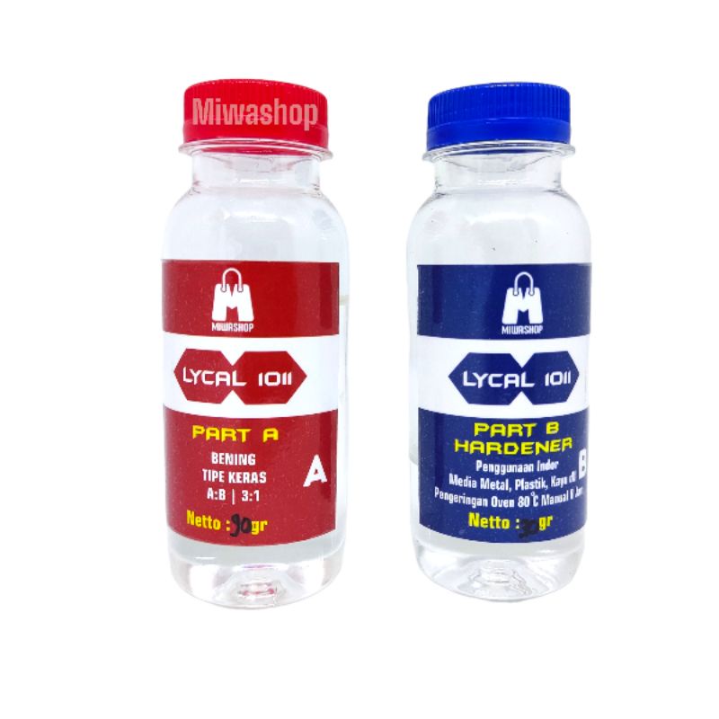 Jual Lycal 1011 Resin Super Keras Bening 135 gr (1 paket) | Shopee ...