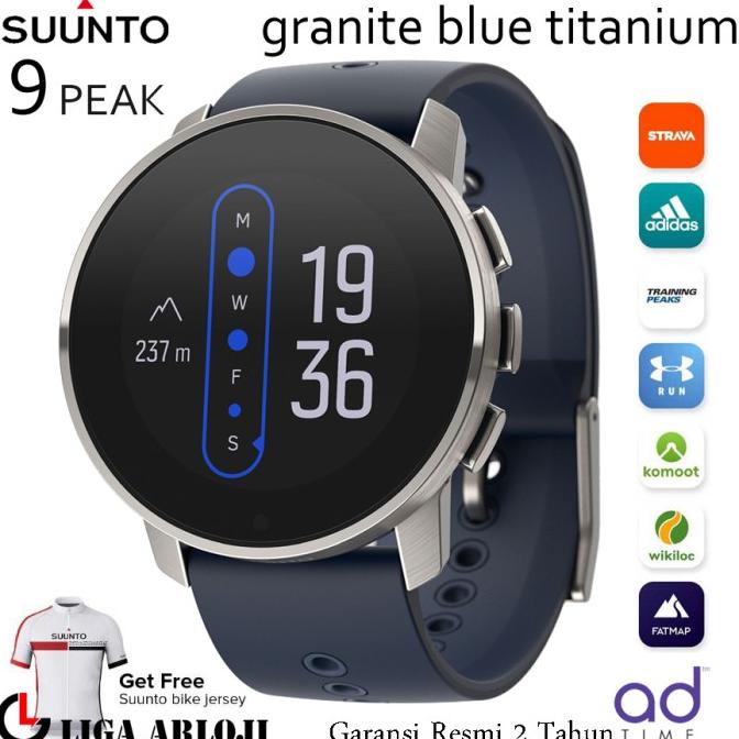 Jual SUUNTO 9 PEAK GRANITE BLUE TITANIUM - SS050520000 - Smartwatch ...