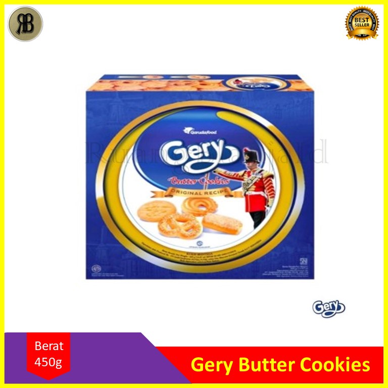 Jual Gery Hollanda biskuit butter cookies kaleng 450gr Shopee Indonesia