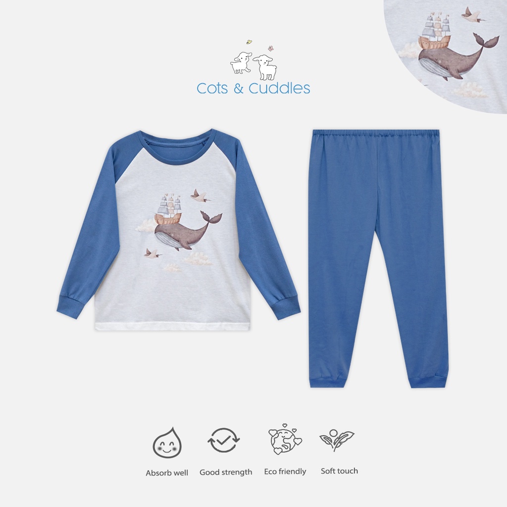 Jual Cots and Cuddles Wally SweetShirt Set Shopee Indonesia