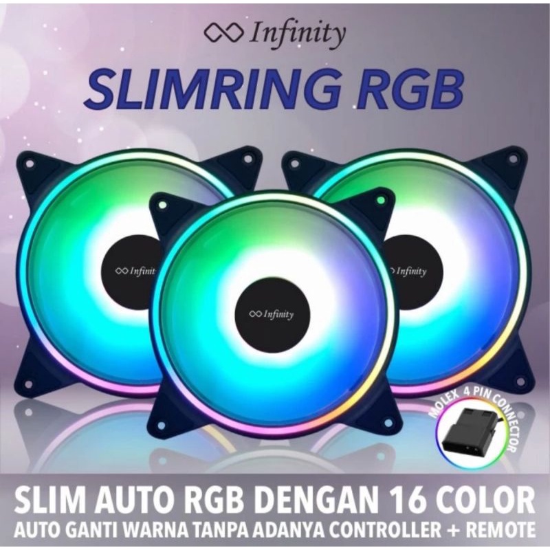 Jual Fan Casing Infinity RGB Version Auto RGB Doubel Ring 120mm ...