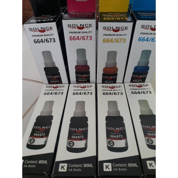 Jual Tinta Epson 664 SOLNCE CMYK | Shopee Indonesia