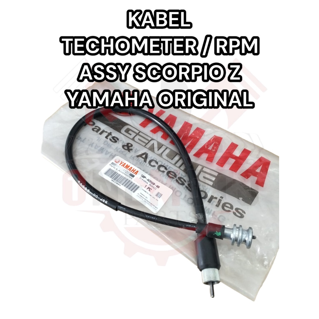 Jual KABEL RPM / TECHOMETER ASSY YAMAHA SCORPIO Z 5BP-H3560-00 ORIGINAL ...