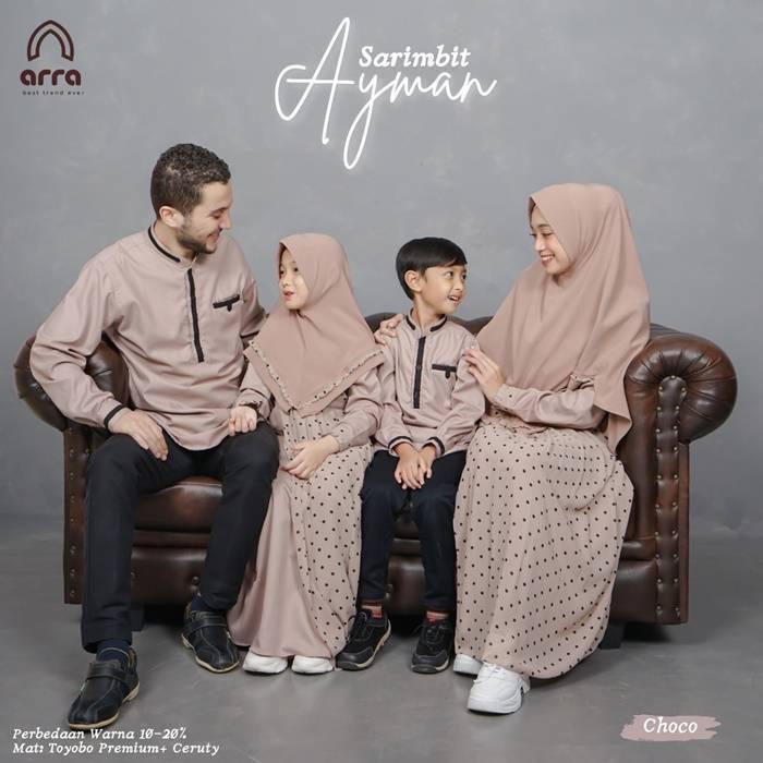 Jual Baju Muslim Keluarga Baju Seragam Keluarga Pakaian Muslim Keluarga