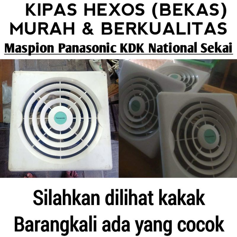 Jual Kipas Exhaust Fan Hexos Heksos Exsos Blower Dinding Tembok Plafon