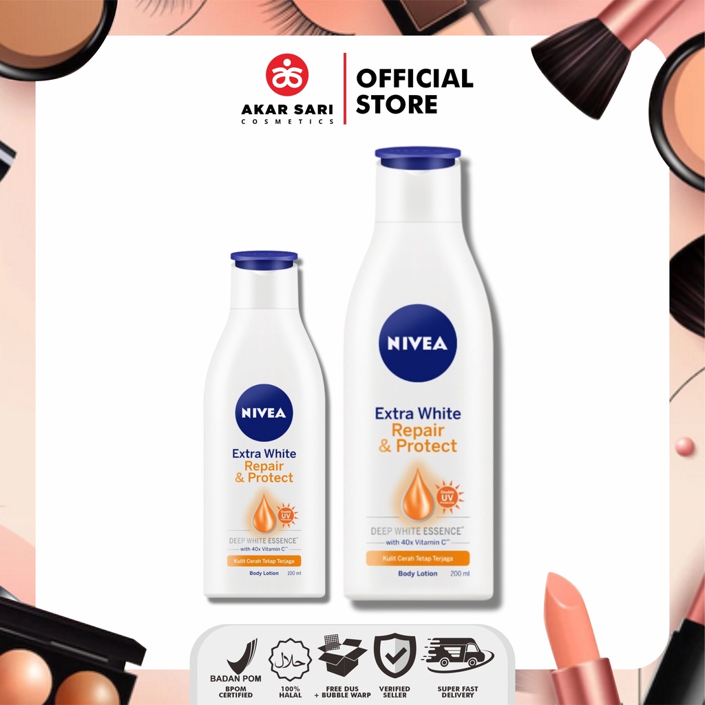 Jual Nivea Extra White Repair And Protect Body Lotion 100 Ml 200 Ml