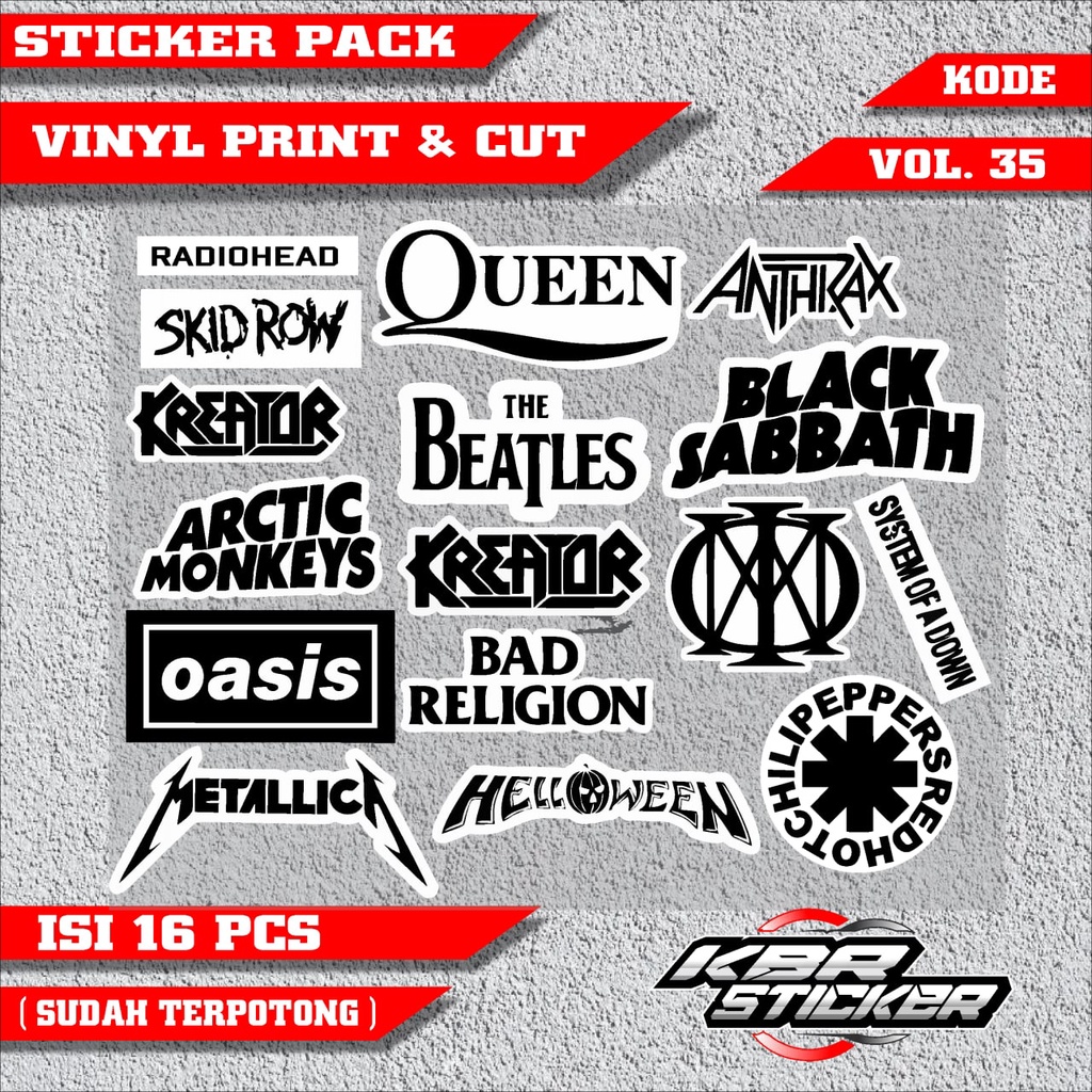 Jual (COD) STICKER PACK DISTRO/ STICKER MOTOR / STICKER DISTRO/ STICKER ...
