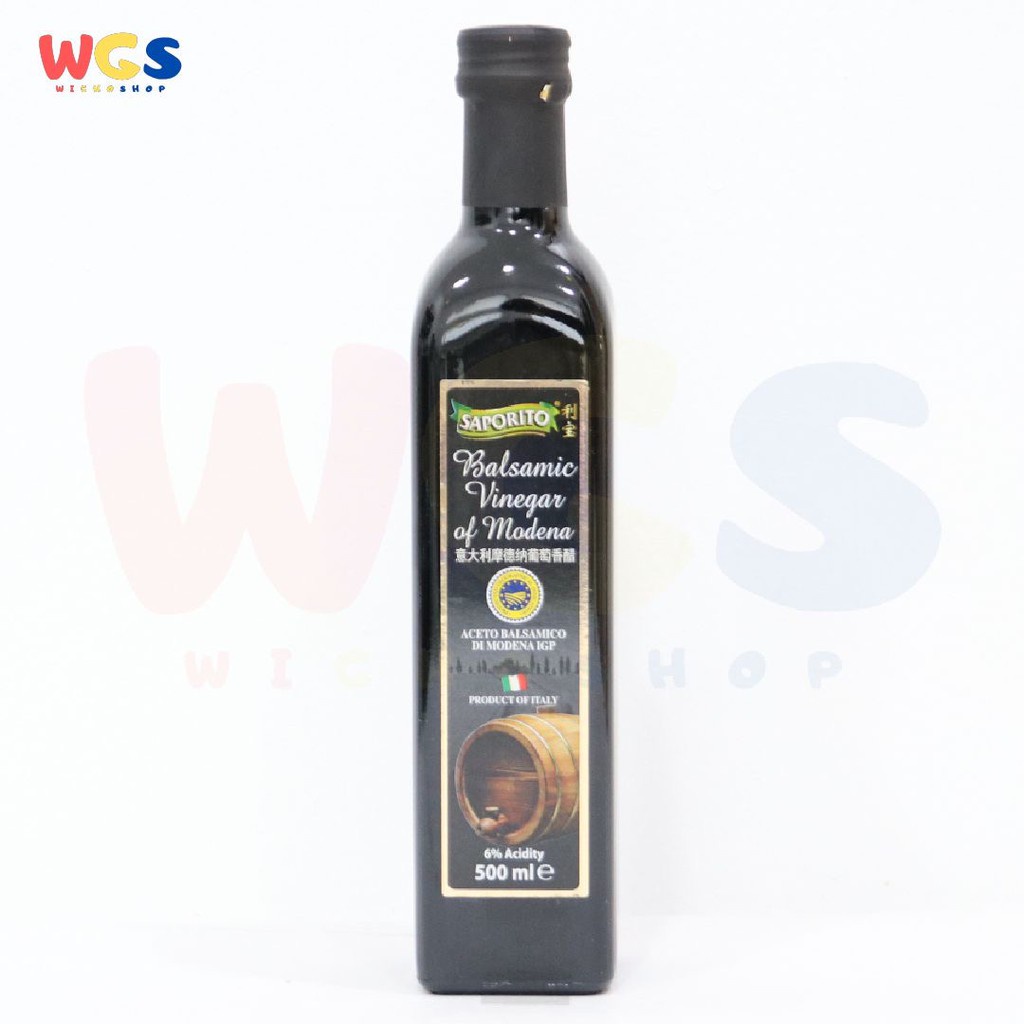 Jual Saporito Balsamic Vinegar of Modena 500 ml Shopee Indonesia
