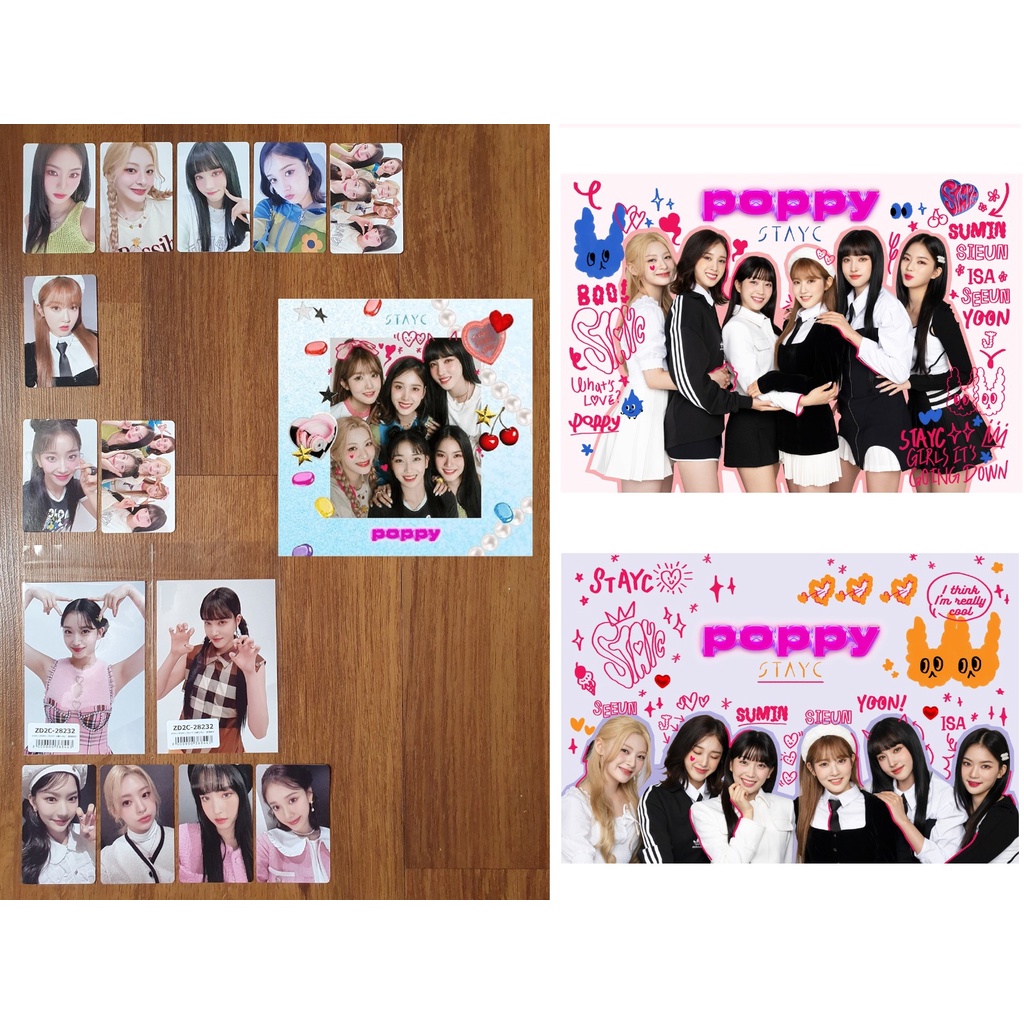 Jual Official Unsealed STAYC Japan Single Poppy JP Reg Limited UMS