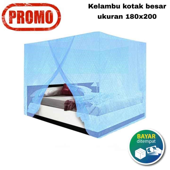 Jual Kelambu Selambu Tidur Vina Kotak Polos Super Jumbo Bayi Anti ...