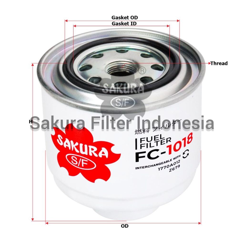 Jual Filter Solar/Fue Mit L200 Strada Triton GLX FC-1018 | Shopee Indonesia
