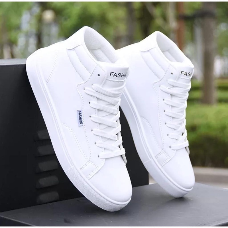 Jual Sepatu Kets Ssenji White Unisex Terbaru - Oct 2023