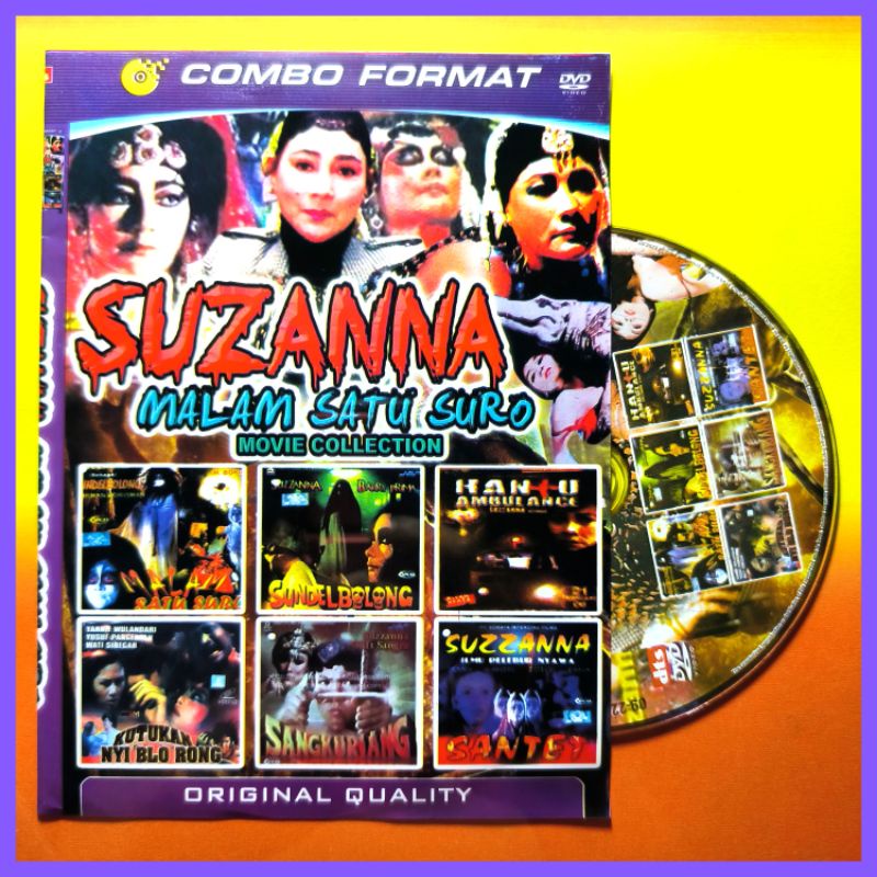 Jual Kaset Film Horor Indonesia Jadul Lawas Pilihan Susana Koleksi Suzanna Malam Satu Suro 