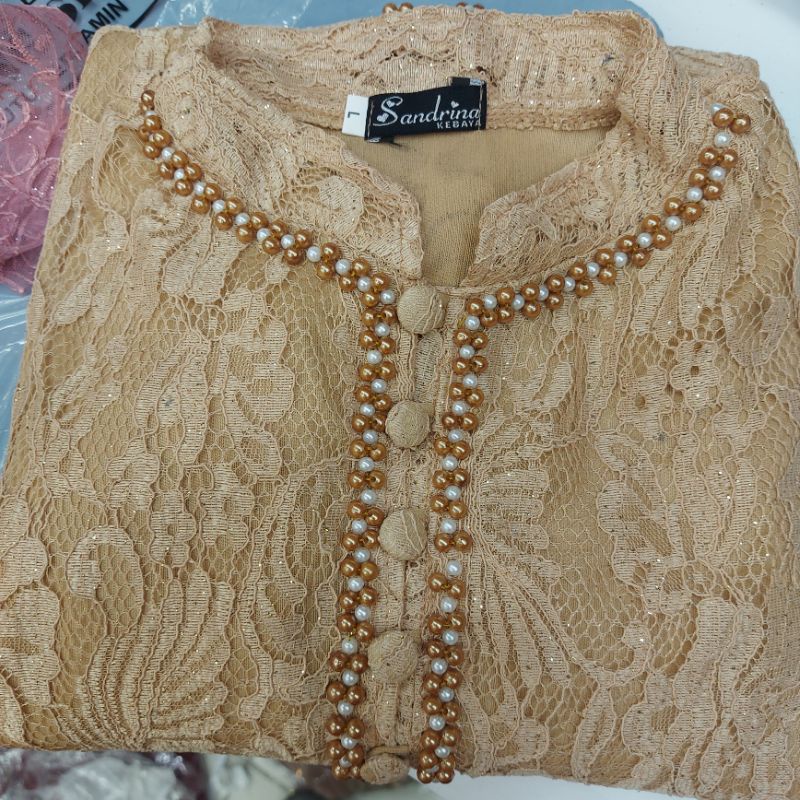 Jual Ba Kebaya Modern Kebaya Tunik Kancing Fayet Kebaya Brokat Setelan