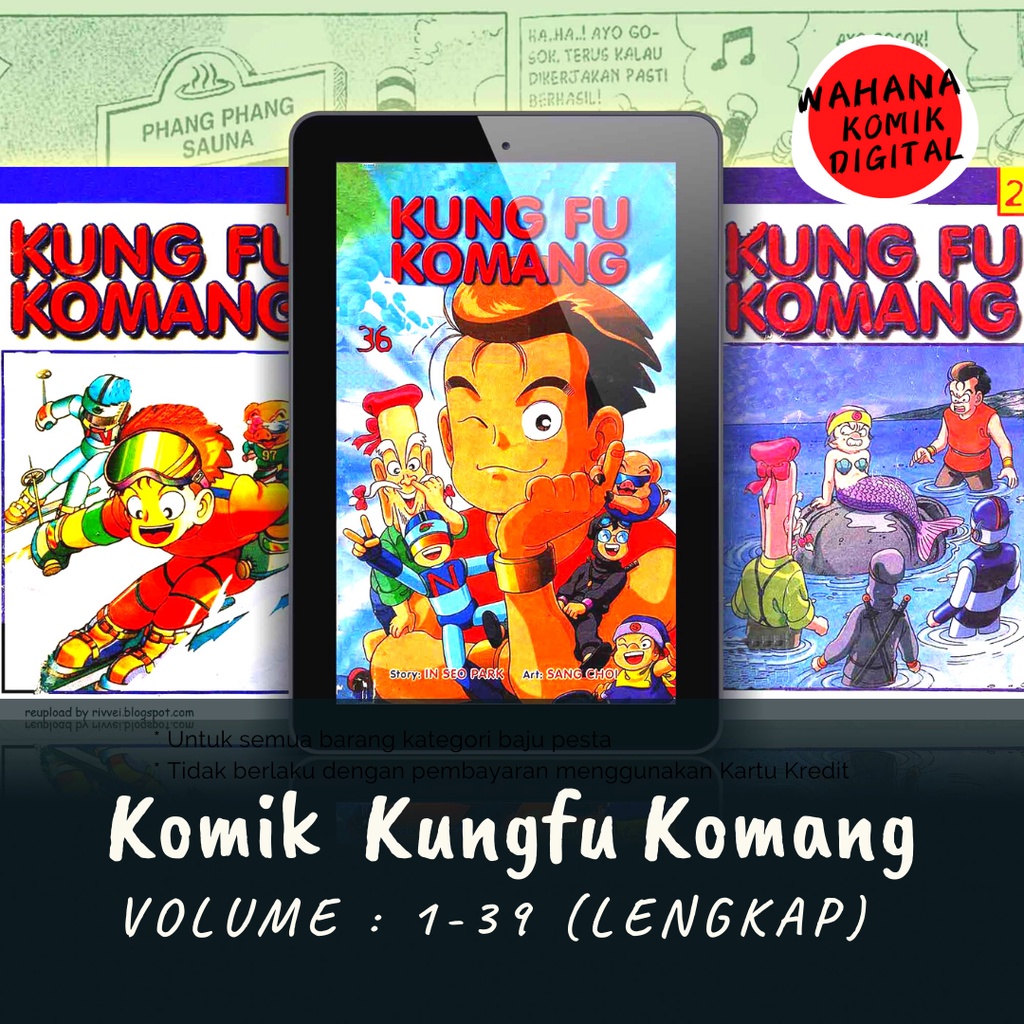 Jual Paket Komik Scan Digital Kungfu Komang Volume 1-39 Bahasa ...