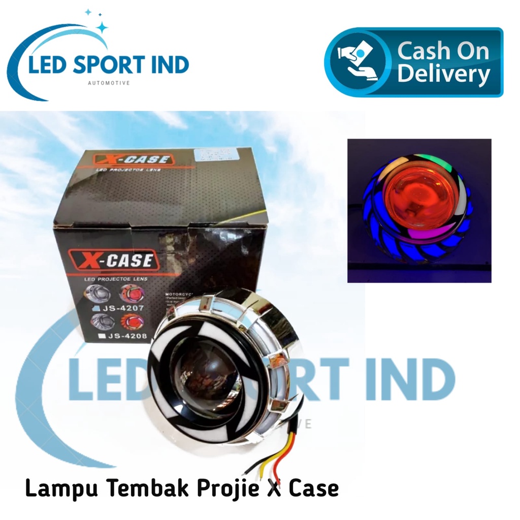 Jual Lampu Utama Led Projie Inc Proji Motor Spilar Ae De Running Shopee Indonesia