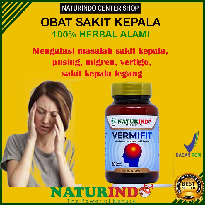 Jual Obat Sakit Kepala Herbal Vertigo Pusing Berputar Kepala Migrain