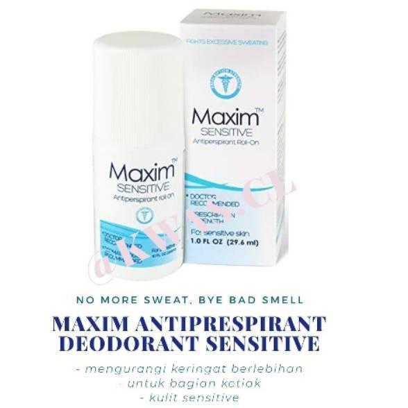 Jual MAXIM SENSITIVE ANTIPERSPIRANT / MAXIM DEODORANT / MAXIM ...