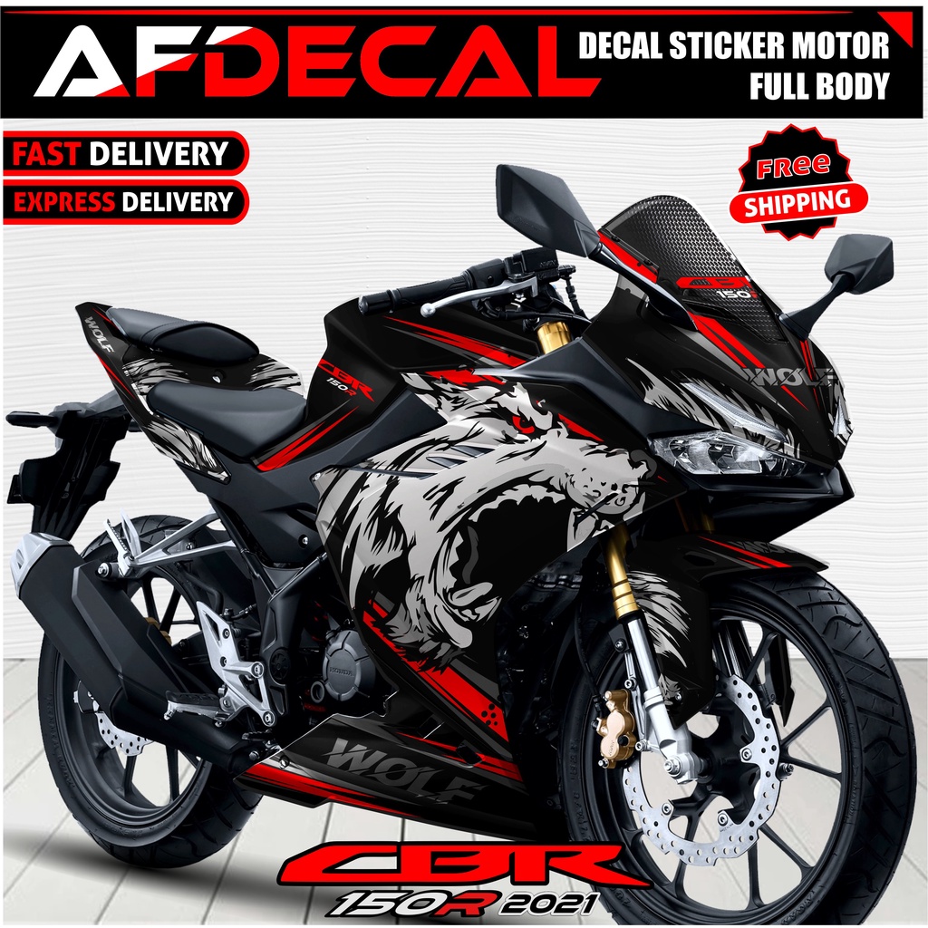 Jual Sticker Motor Stiker Decal FULL BODY ALL NEW CBR 150R 2021 ...