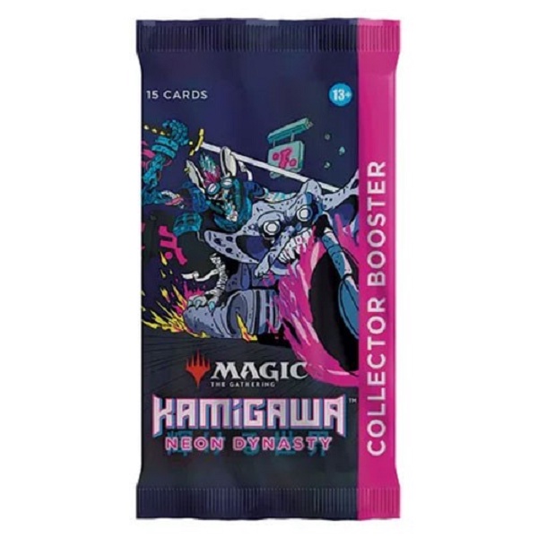 Magic the Gathering - Kamigawa: Neon Dynasty - Collector Booster Pack  Kamigawa: Neon Dynasty - Set Booster Pack - Kamigawa: Neon Dynasty ...