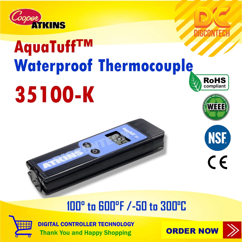 Thermocouple étanche Cooper-Atkins Série 35240 AquaTuff - Neuf Sous Emballage