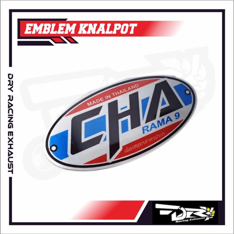 Jual EMBLEM KNALPOT RACING MERK CHA RAMA 9 | Shopee Indonesia