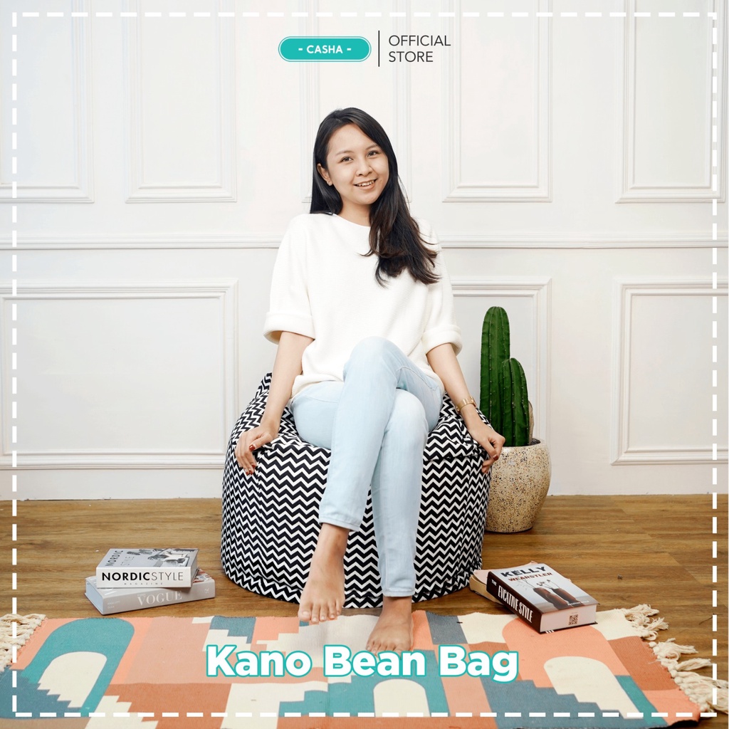 Jual CASHA Kano Bean Bag Sofa Aestetic Plus Isi Shopee Indonesia