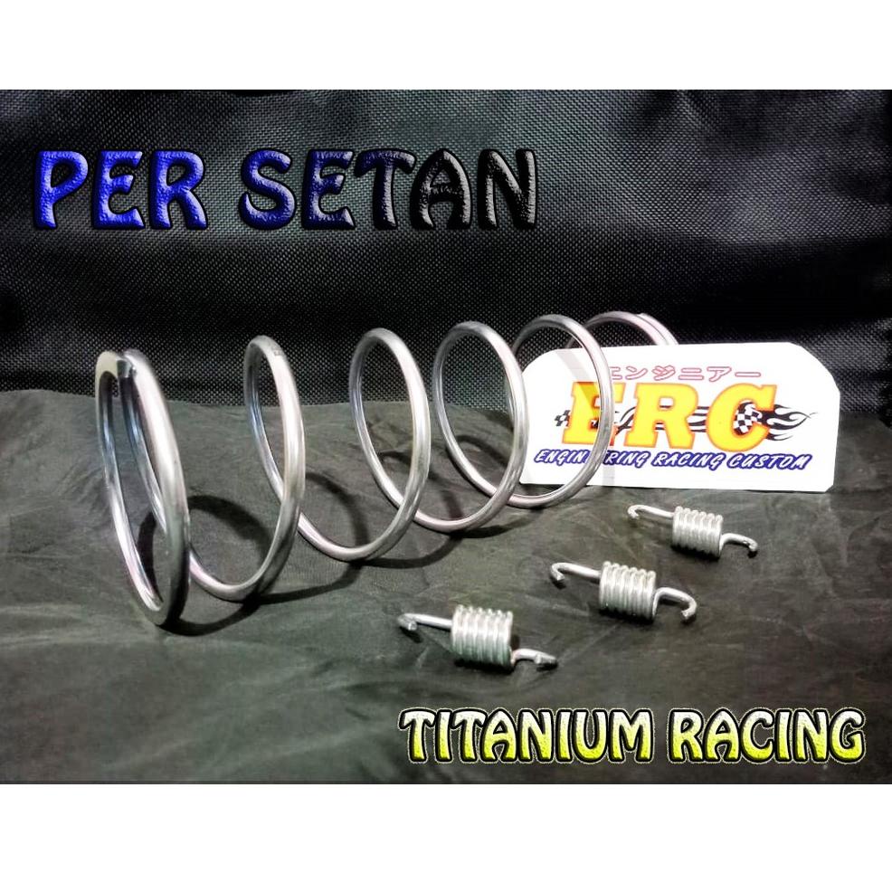 Jual (TERBARU) PER SETAN TITANIUM RACING + PER SENTRI PCX VARIO 125 150 ...