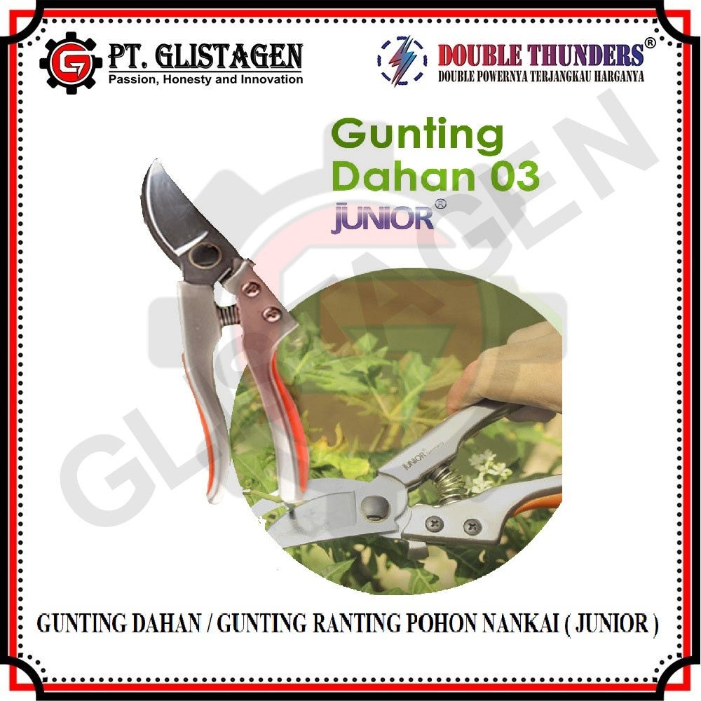 Jual JUNIOR Gunting Dahan Pemotong Ranting Daun Tanaman Rumput Kecil ...
