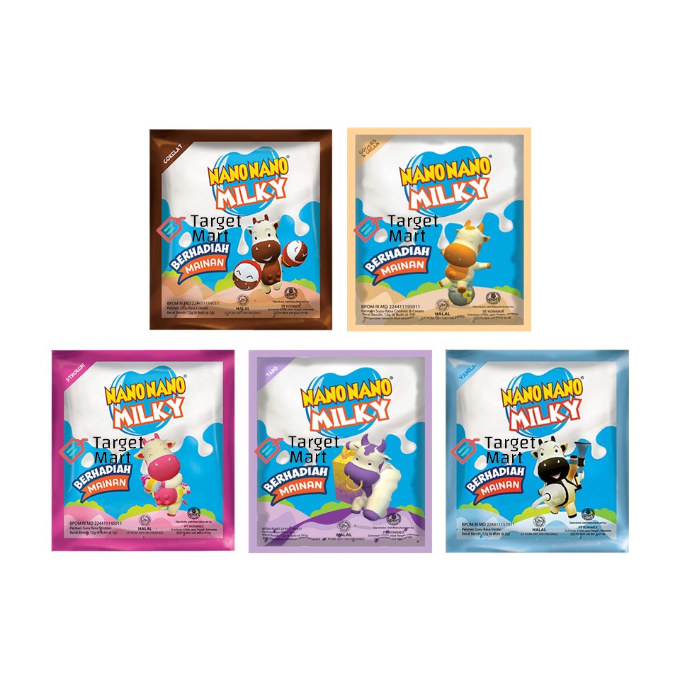 Jual Nano Nano Milky Permen Susu Bentuk Sapi Berbagai Varian Pilih Rasa