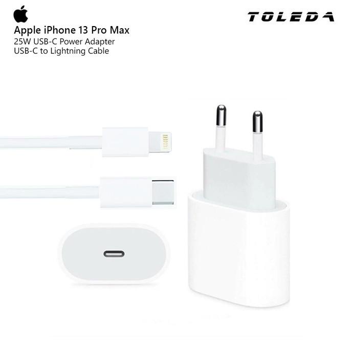Jual Charger Adapter Cable iPhone 13 Pro Max 25W USBC Lightning