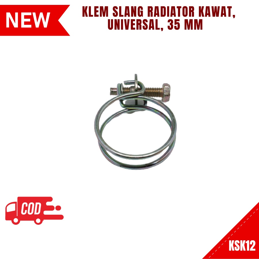 Jual Klem selang radiator kawat ukuran 35 mm Klem slang radiator kawat ...