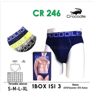 Promo Crocodile Underwear Briefs Celana Dalam Pria - Multicolor