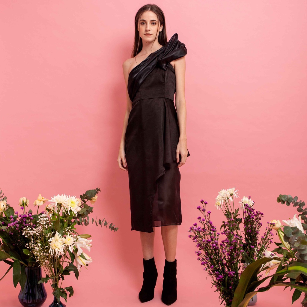 Jual Charlotte Dress in Black | Shopee Indonesia