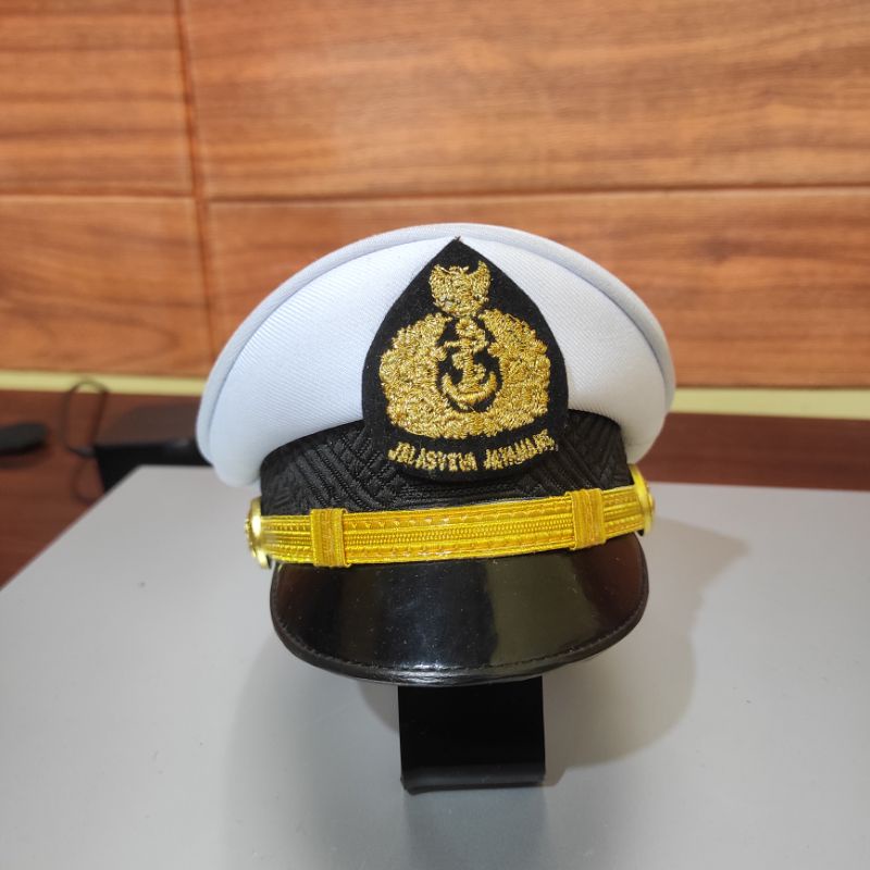 Jual Miniatur Topi Pet TNI AL PAMA Topi Mini Topi Kecil Pajangan ...