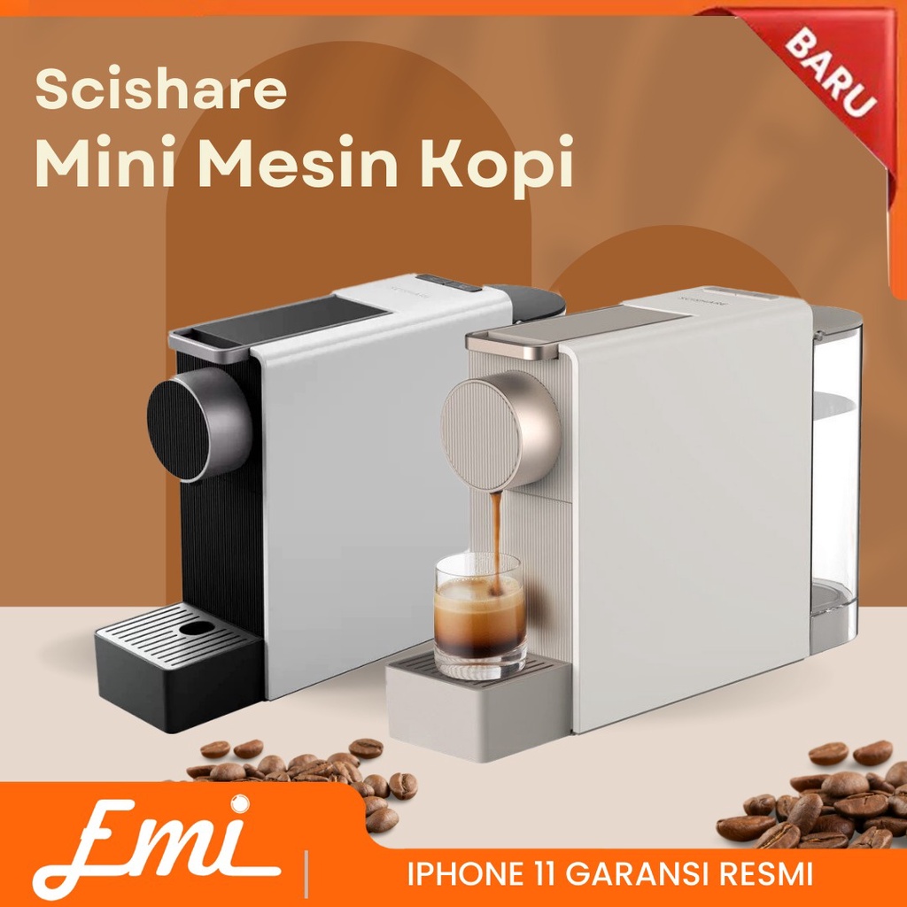 Jual Scishare Mini Mesin Kopi Espresso Coffee Powder Maker 19 Bar ...