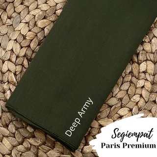 Hijab Paris Premium Voal Lembut Deep Army