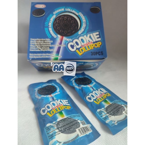 Jual PERMEN COOKIE LOLLIPOP BOX ISI 30 X 10GR | Shopee Indonesia