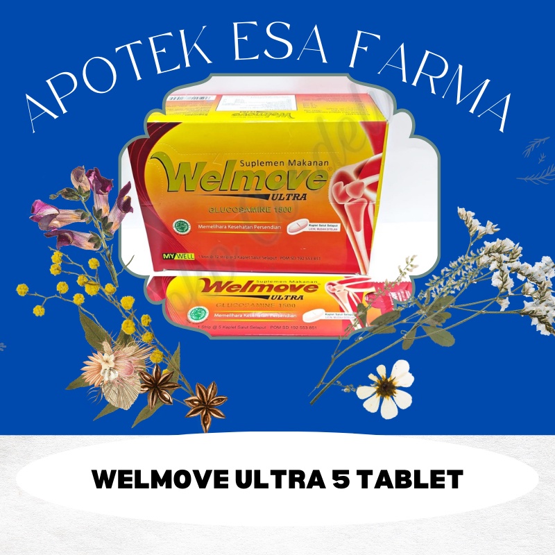 Jual Welmove Ultrawelmove Suplemen Kesehatan Sendi Isi 5 Kaplet Shopee Indonesia 1524