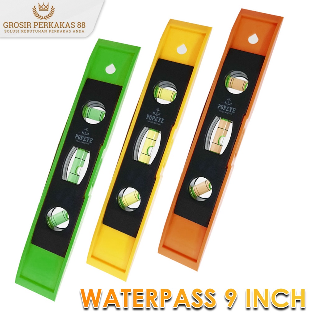 Jual Waterpass Magnet Aluminium Waterpas 9 Inch Kecil | Shopee Indonesia