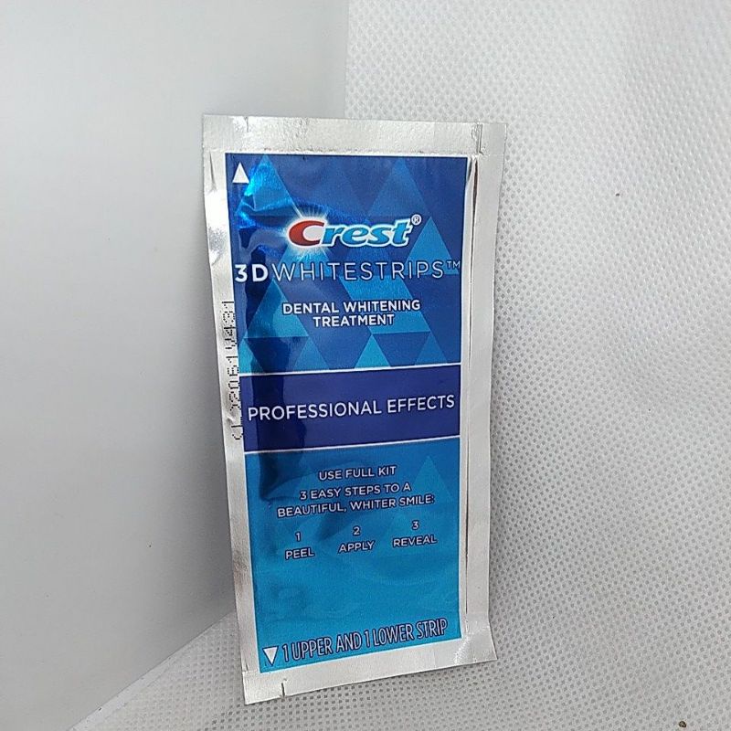 Jual Crest 3D Whitestrips Whitening Strips Professional effects sachet Shopee Indonesia