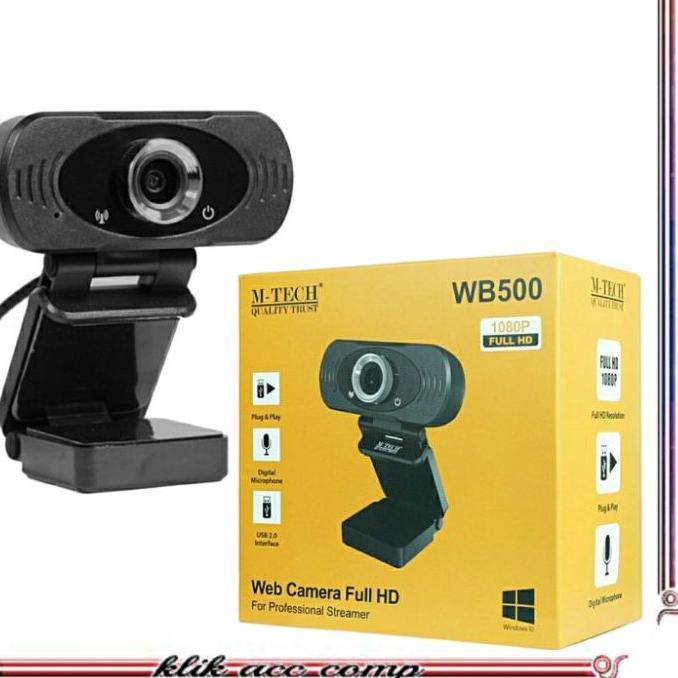 Jual Camera cam M TECH ORI 1080HD WB 500 / cam laptop / Camera Pc ♥ ...