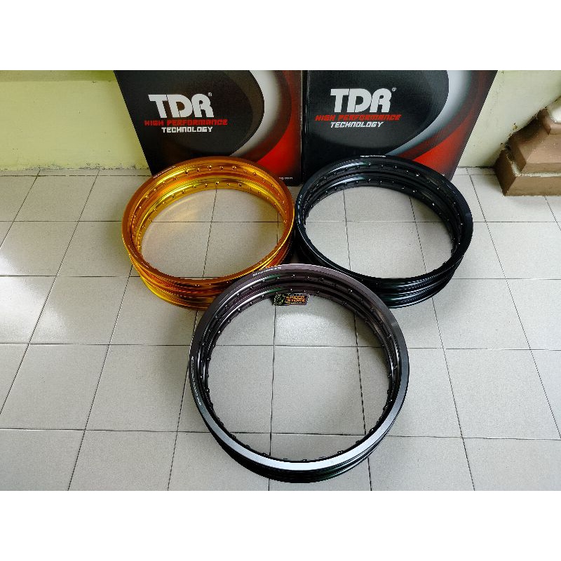 Jual Velg Pelek Veleg Tdr Rim W Shape Ukuran 160 Dan 185 Ring 17 Depan