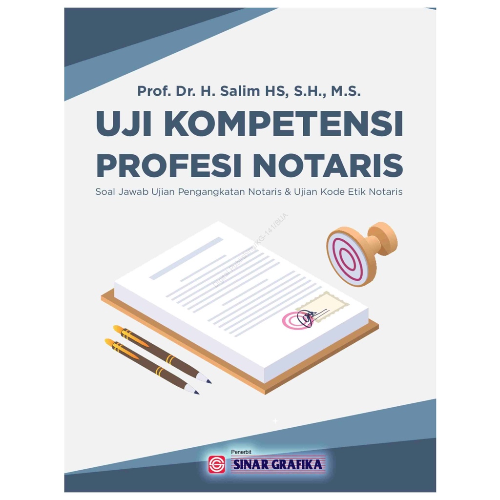 Jual Uji Kompetensi Profesi Notaris: Soal Jawab Ujian Pengangkatan ...