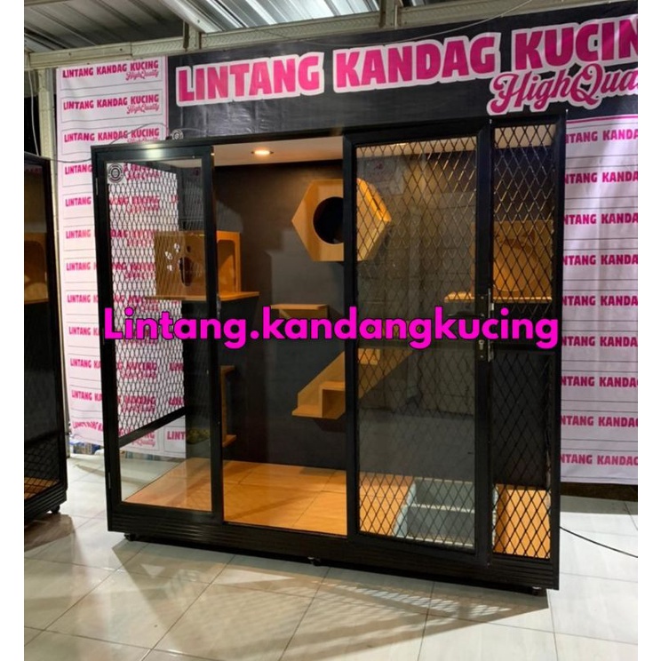 Jual Kandang Kucing Besar Cat Quarium Kandang Kucing Aluminium Minimalis Kandang Kucing